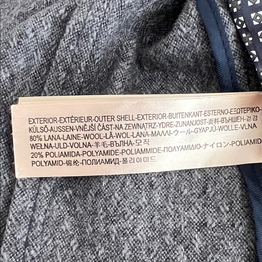 Massimo Dutti Patterned Charcoal Blazer - image 3